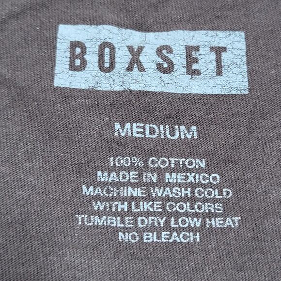 BoxSet Dark Brown Unisex Tee "Drop It Like It's Hot" - Size Medium - Picture 6 of 6